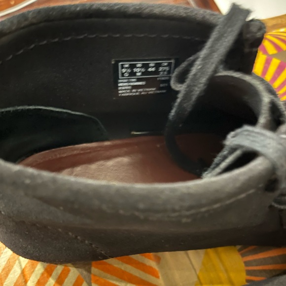 Clarks Men's Wallabee - Black Suede size 10.5 - Picture 5 of 5